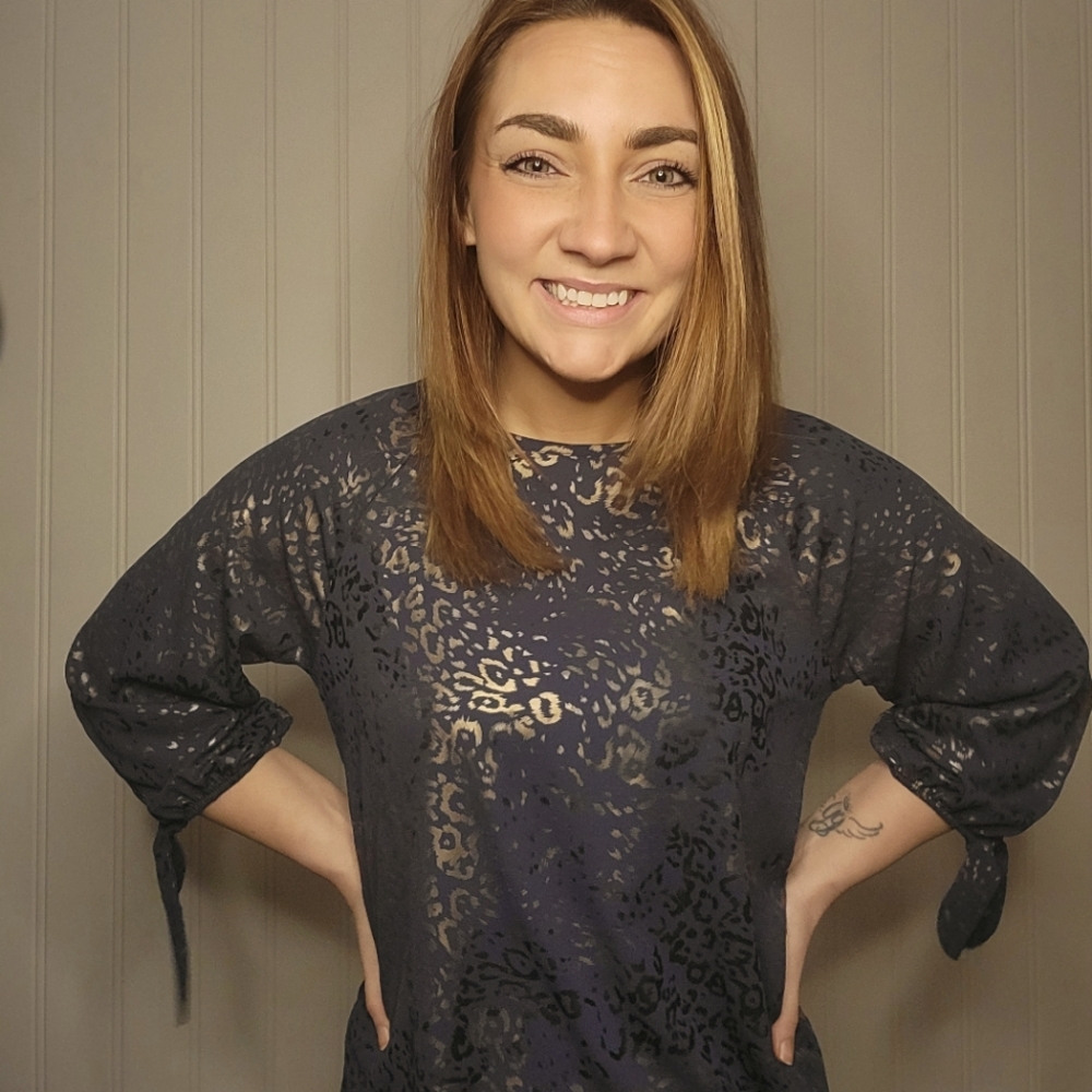 PAPERMOON Cheetah Ptint Blouse *with TAGS!*